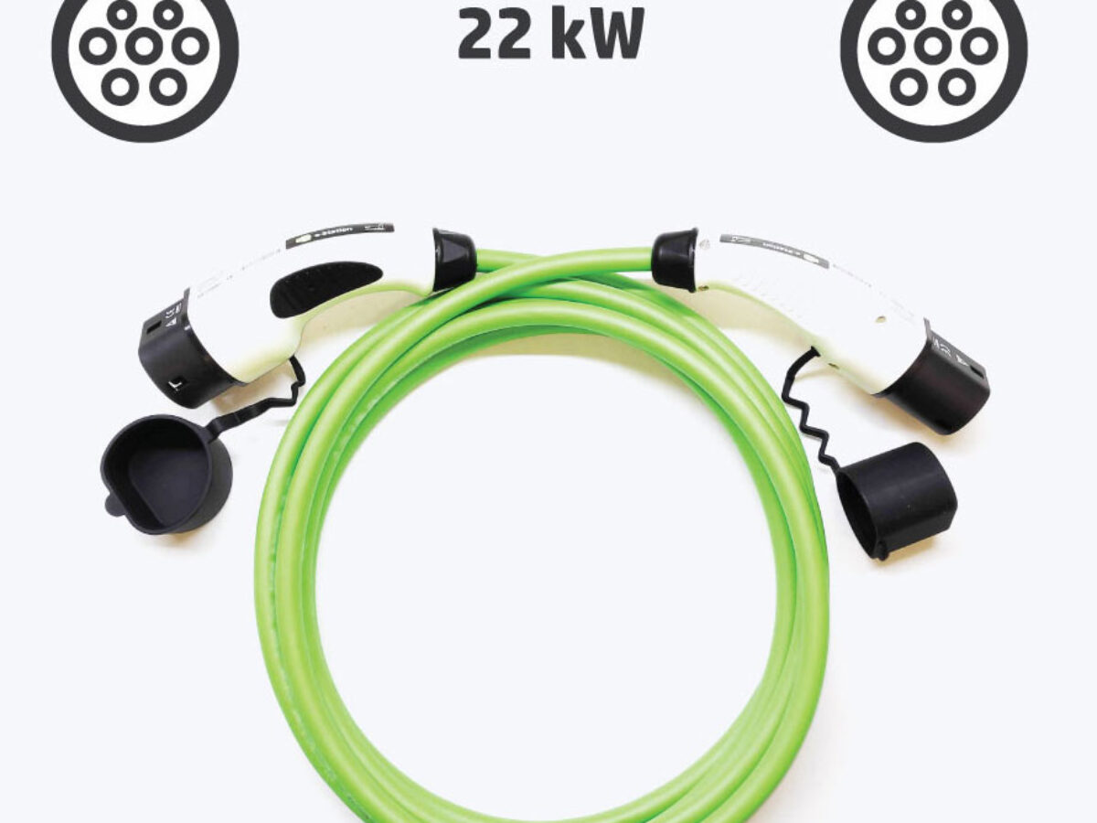 Câble spirale de charge EV de 20M, 32a 22kw, pour véhicule